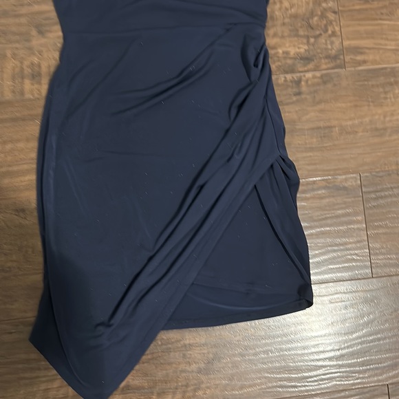 Women’s Sparkly Navy Blue Spaghetti Strap Mini Dress! - Picture 4 of 4